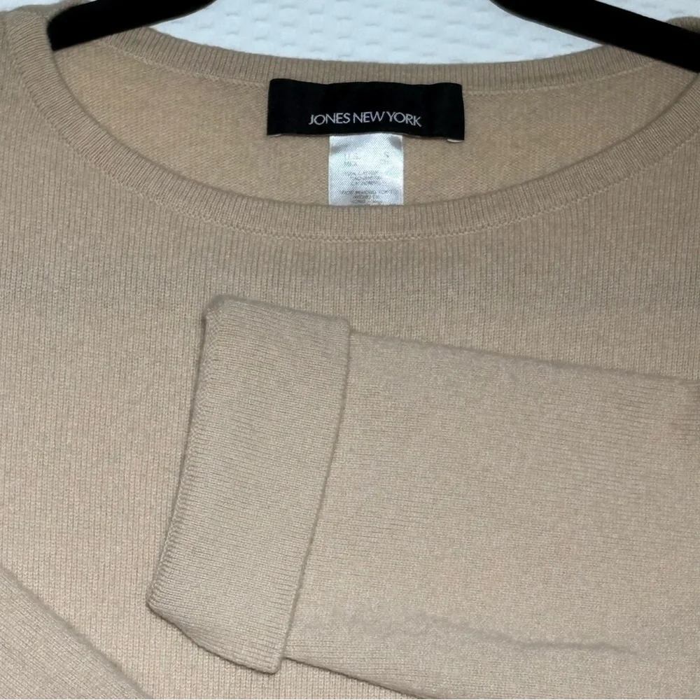 Jones NY 100% cashmere pullover sweater women’s small preppy academia old money - Picture 2 of 7